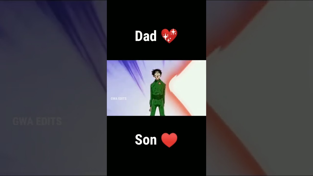 GOKU AND GOHAN | Dad 💖 son | whatsapp status | #shorts | #dragonballsuper |