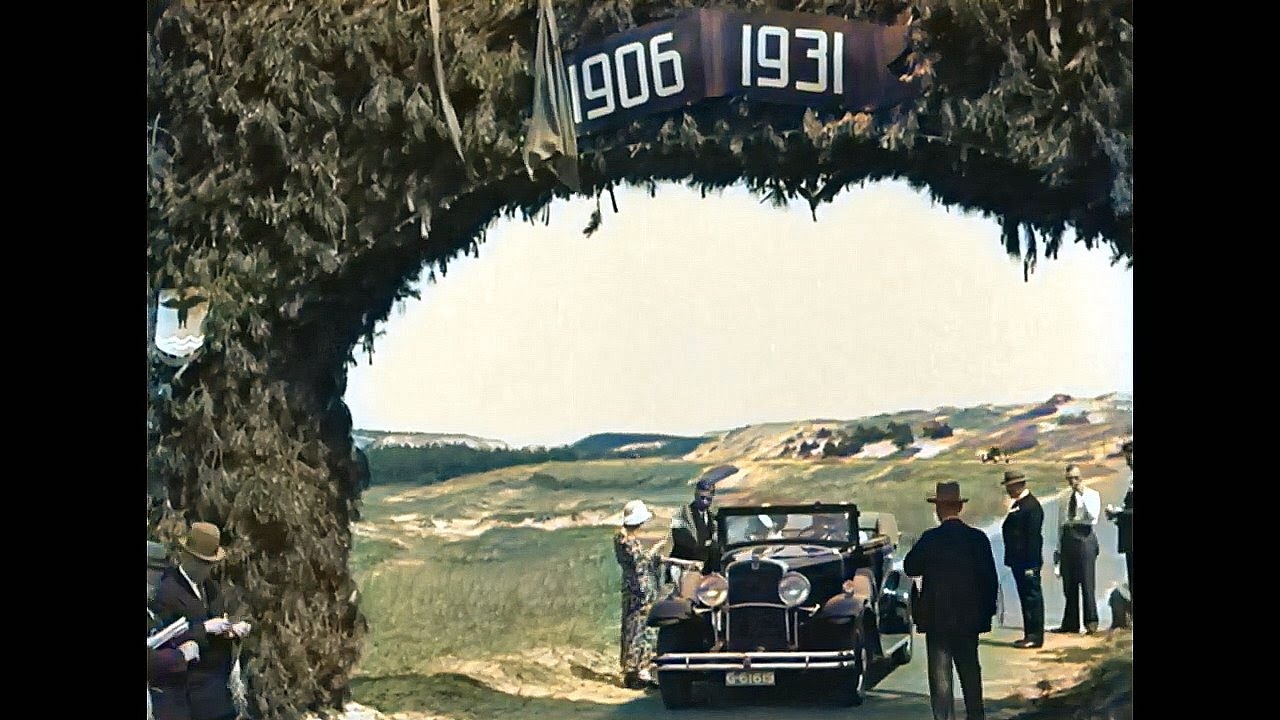 Bergen aan Zee viert 25 jarig bestaan -  juni 1931 - in kleur