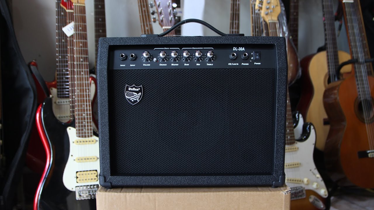 Amply guitar Dallas Dl30A - Amply gi&aacute; rẻ c&ocirc;ng suất lớn cho nhạc cụ - Guitar Quy Nhơn