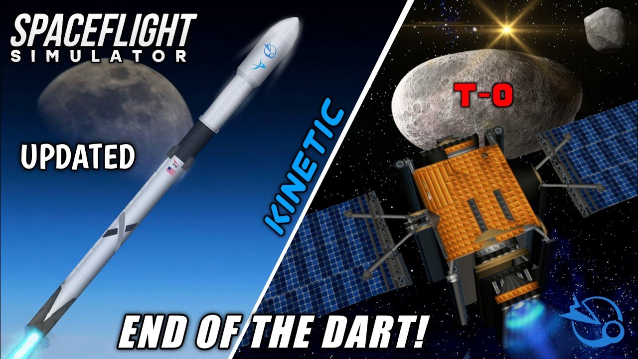 NASA's DART Mission Launch To Impact with Asteroid in Spaceflight Simulator