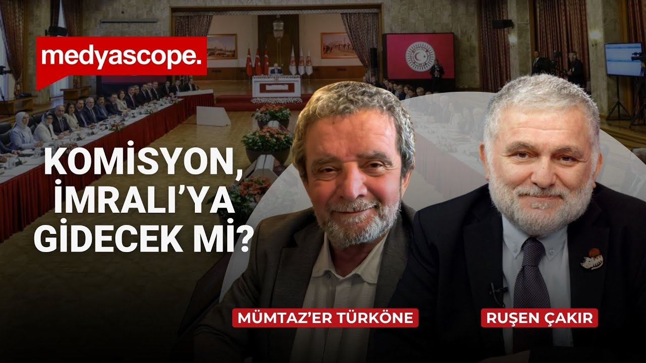 Komisyon'un İmralı'ya gitmesi neden tarihi? Ruşen &Ccedil;akır ve M&uuml;mtaz'er T&uuml;rk&ouml;ne tartışıyor #CANLI