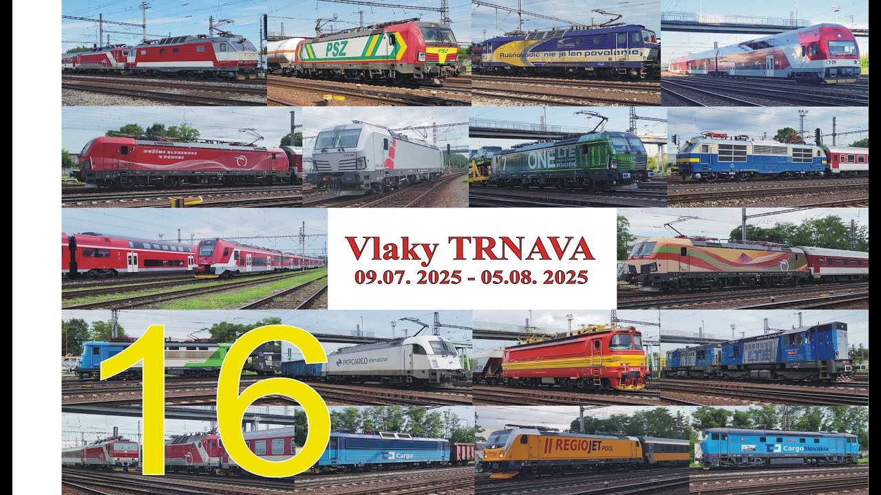 Vlaky Trnava 16    09.07. 2025 - 05.08. 2025