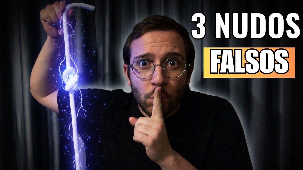 Aprende 3 NUDOS FALSOS 🤫 | TUTORIAL con TÉCNICA