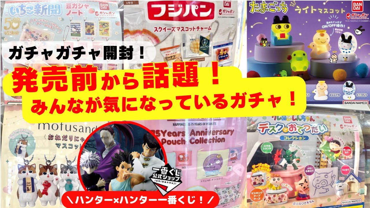 3月#16【ガチャガチャ】SNSでウワサの注目ガチャゲット！たまごっち/クレヨンしんちゃん/サンリオほか