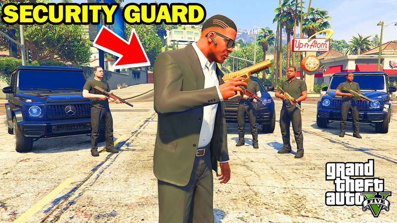 Franklin Become the Most Powerful SECURITY GUARD in GTA | Shinchan and Chop