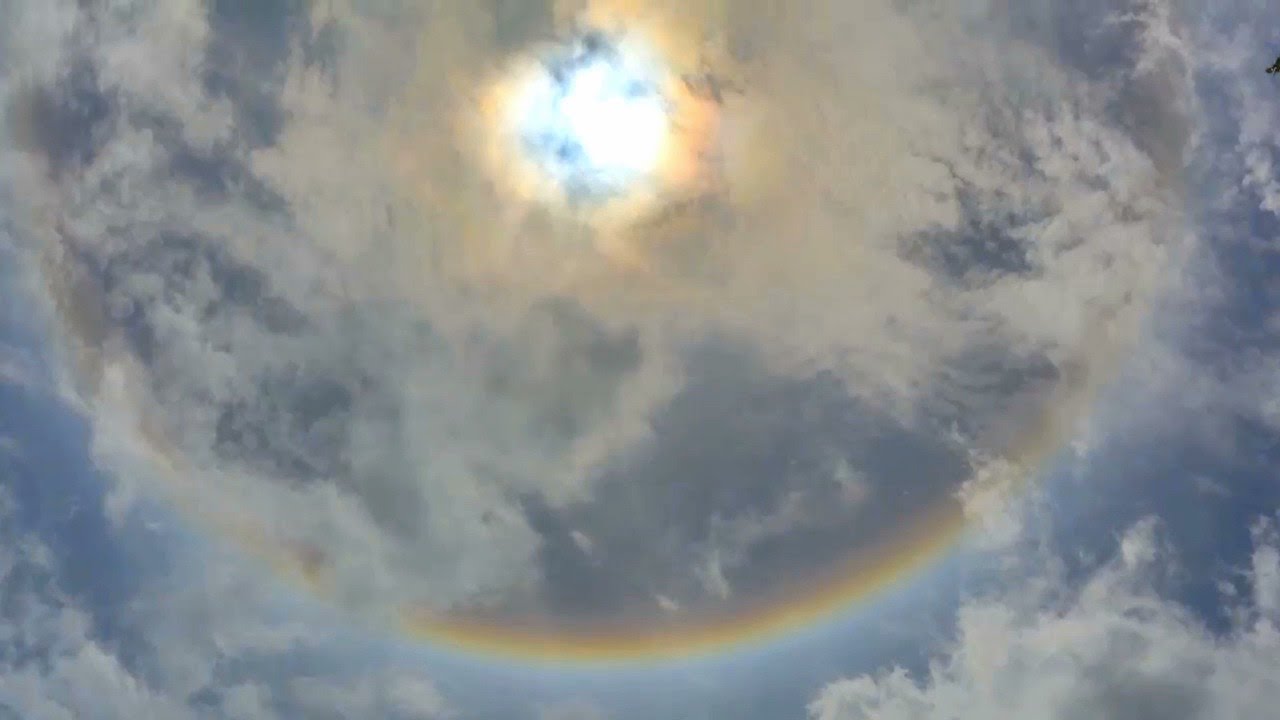What's that ring around the sun? Sun halo?