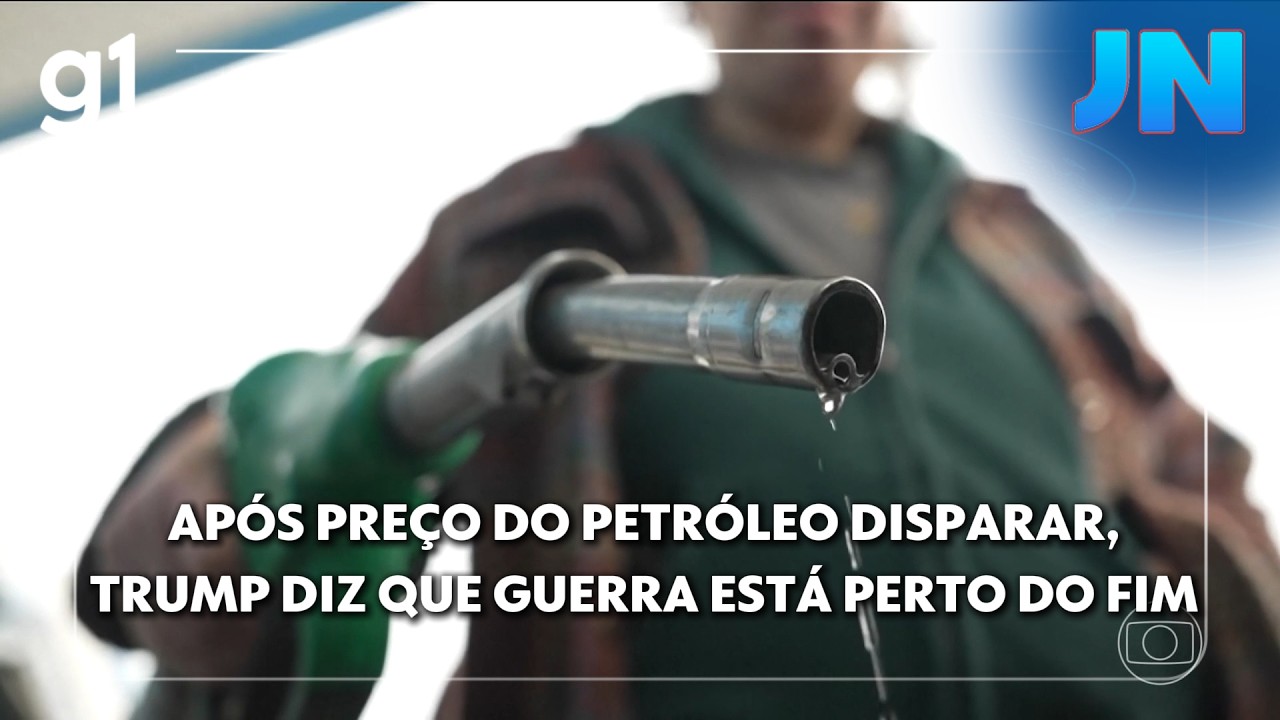 JN: Preço do petróleo dispara e só volta a cair após Trump dizer que a guerra está perto do fim