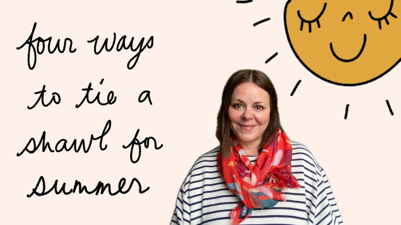 Four Ways to Style a Shawl for Summer @ziliottodesign