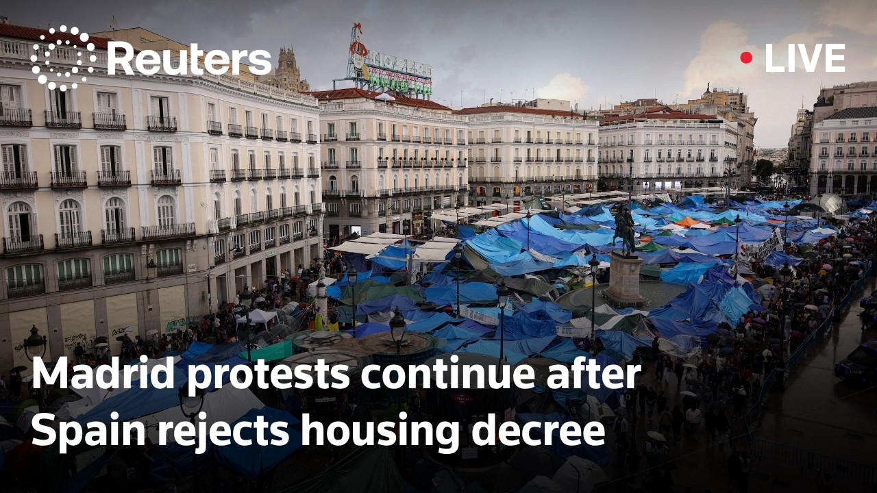 LIVE: Protests in Madrid as Spain faces more fury over housing after parliament rejects decree