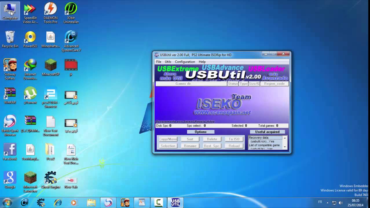 تحويل ألعاب Ps2 من ملف أيزو إلى فلاش ميموري USB