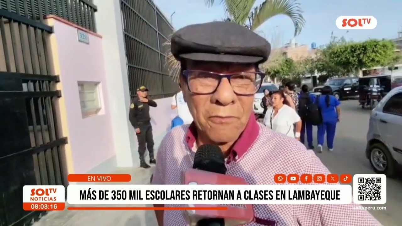 Chiclayo: inaugurarán inicio de año escolar 2026