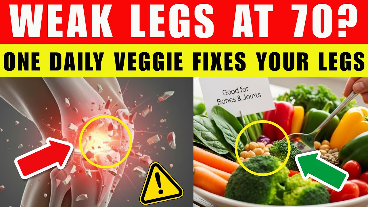 Over 70 and Heavy Legs? 10 Vegetables to Restore Muscle Strength and Stability | Senior Health Tips