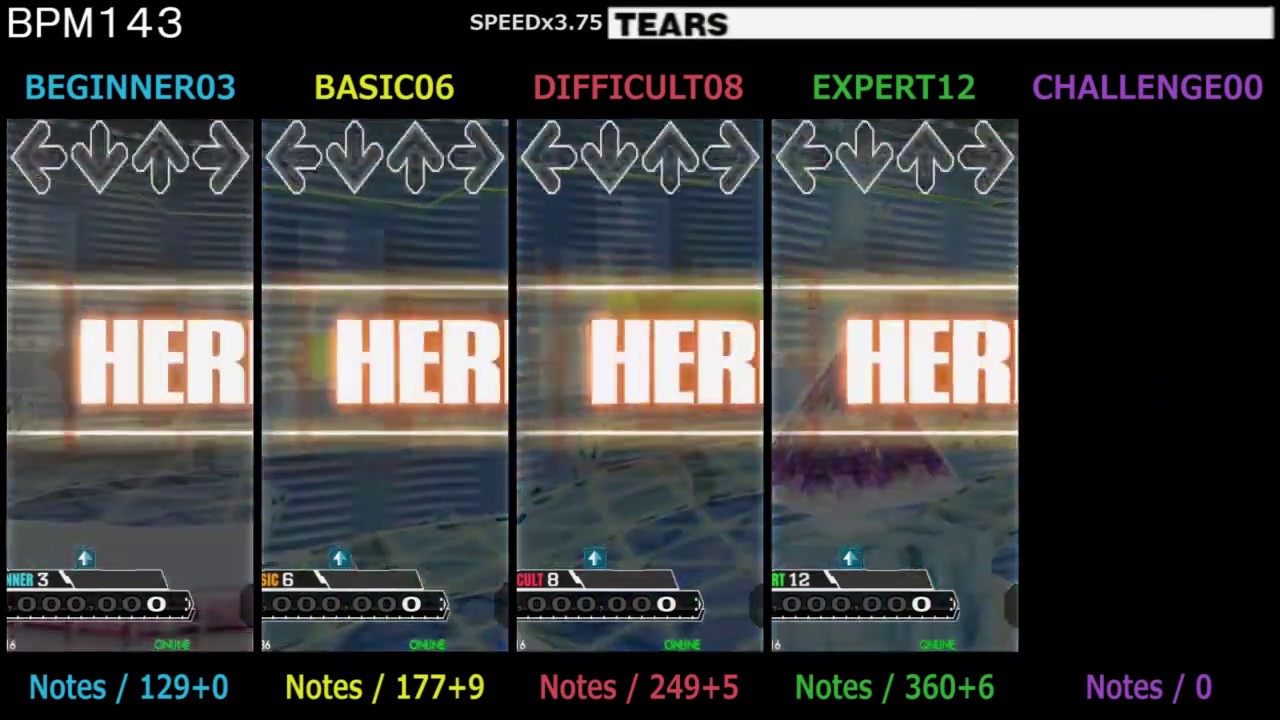 DDR / TEARS - SINGLE (DanceDanceRevolution EXTREME)