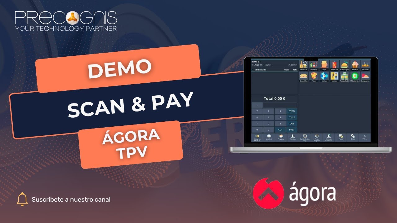 Cómo activar el pago con QR en tu restaurante: Scan & Pay con Ágora TPV | Precognis