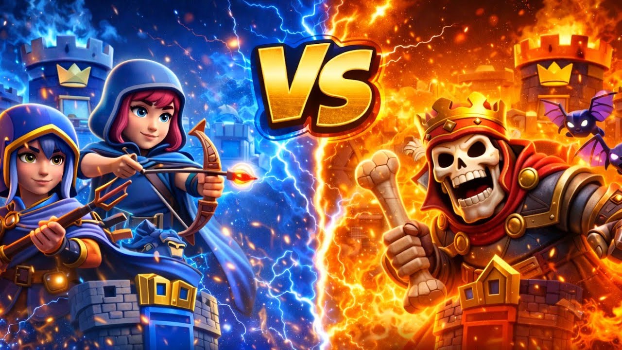 O QUE A VALQUÍRIA NÃO FAZ NESSE JOGO! SÓ TEM tem JOGADOR PRO NESSE  NIVEL - Clash Royale 