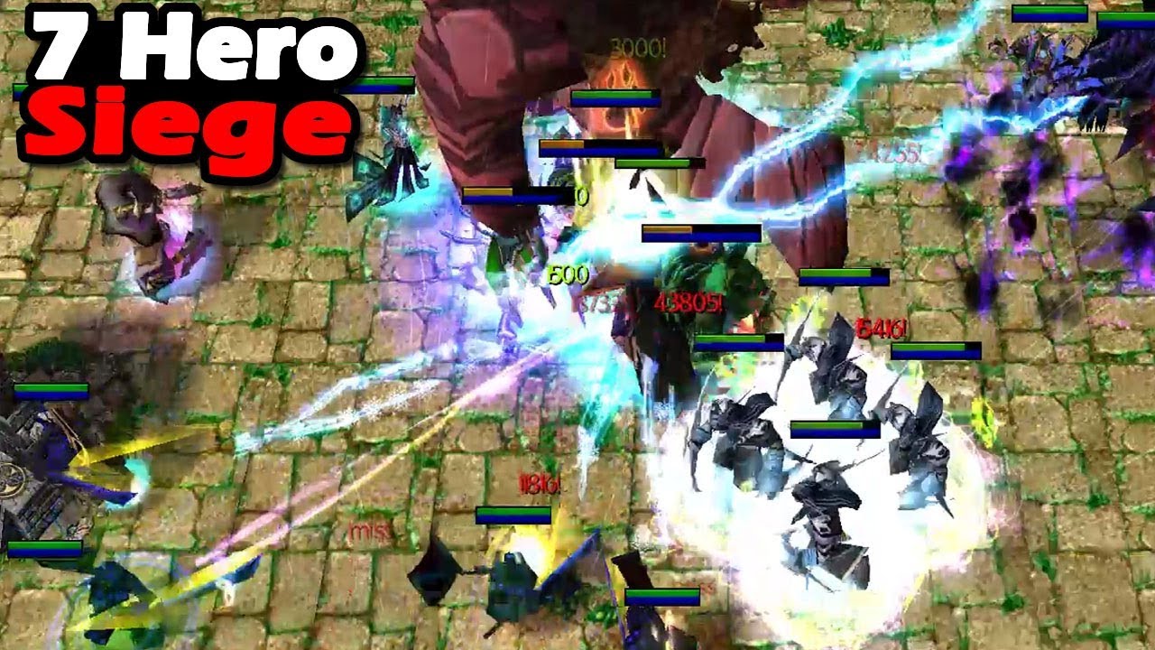 Warcraft 3 | Custom | 7 Hero Siege