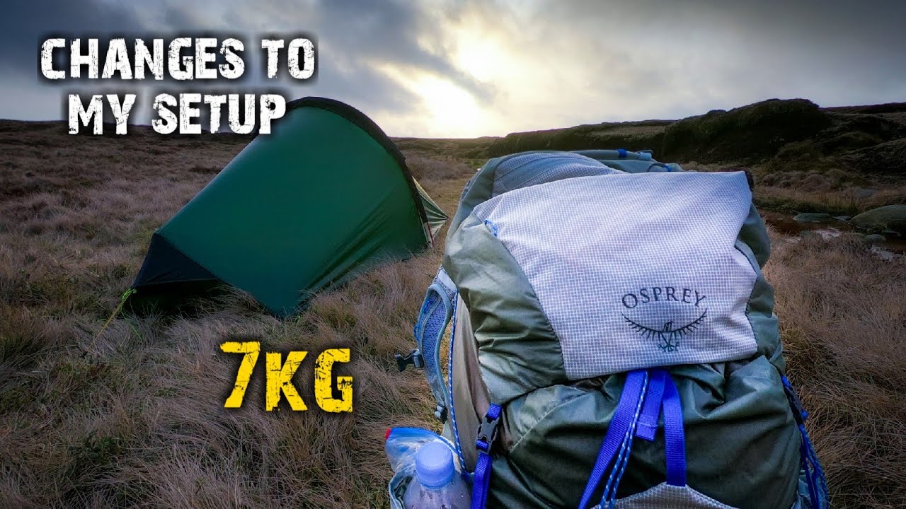 Backpacking the Edale Skyline | A few changes to my lightweight camping gear