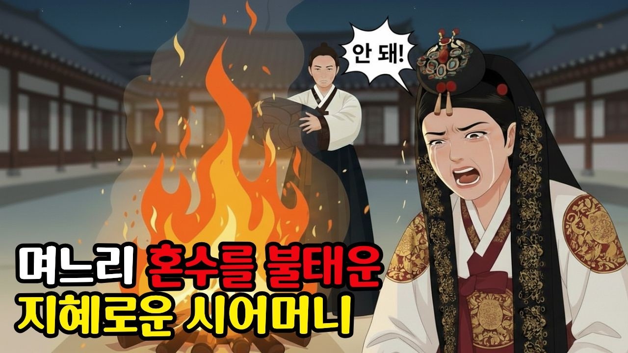 가난한 며느리 혼수를 불태운 지혜로운 시어머니ㅣ야담 옛날이야기 민담 수면동화 오디오북