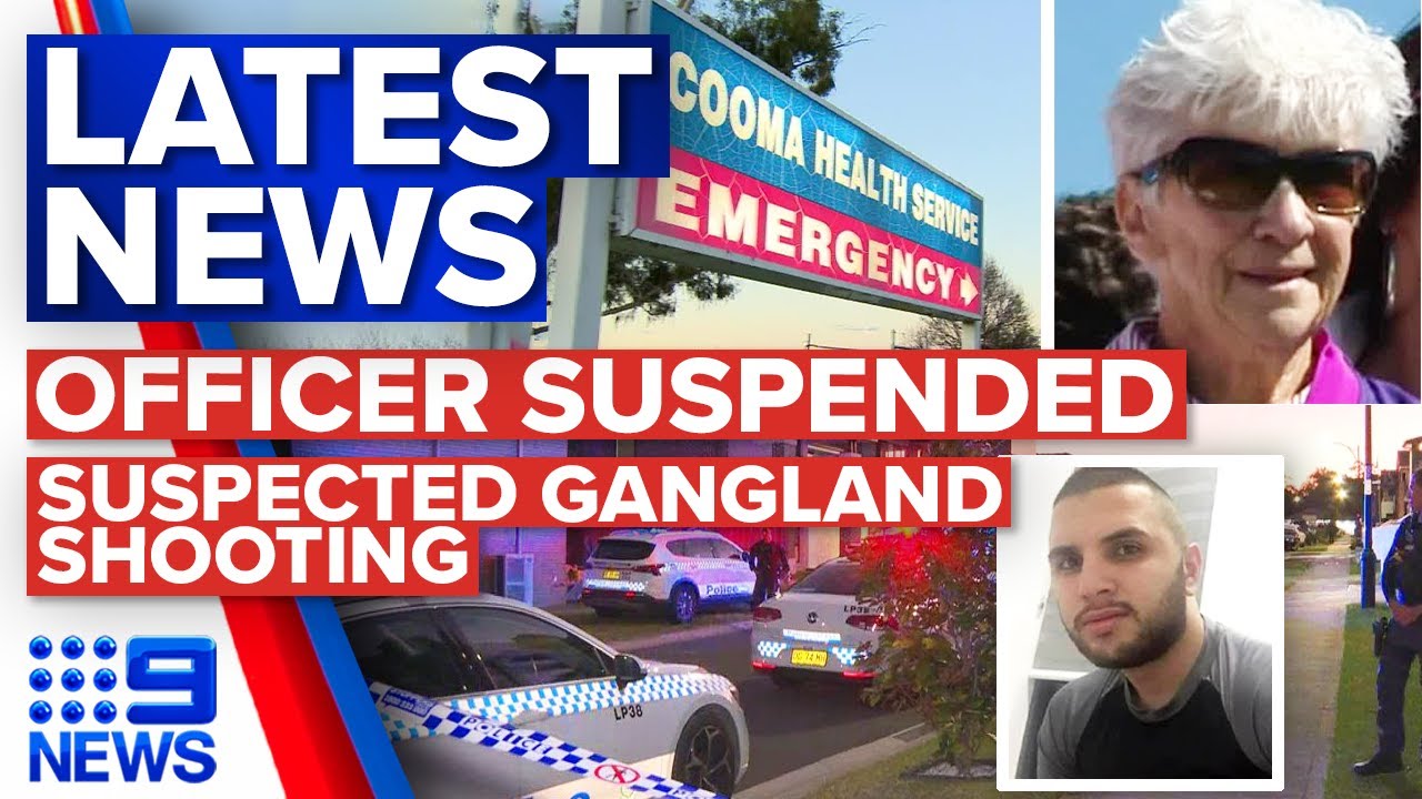 Officer suspended after 95-year-old tasered, Suspected gangland execution | 9 News Australia&zwnj;