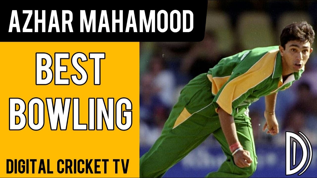 CRICKET HISTORY 22 - 10 - 1999 / Pak bowler Azhar Mahmood best bowling in ODi / DIGITAL CRICKET TV