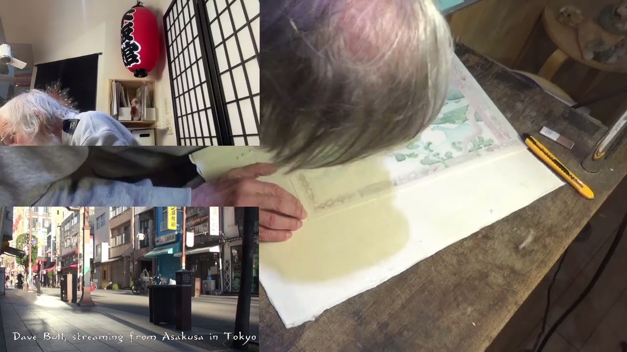 @JapanesePrintmaking Twitch replay 2026 01 24