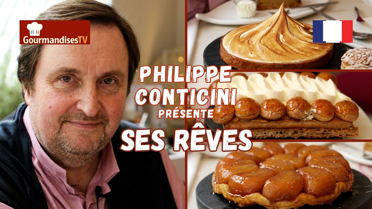Rencontre avec Philippe Conticini, Pâtissier, en 2011 à la Pâtisserie des Rêves - Gourmandises TV