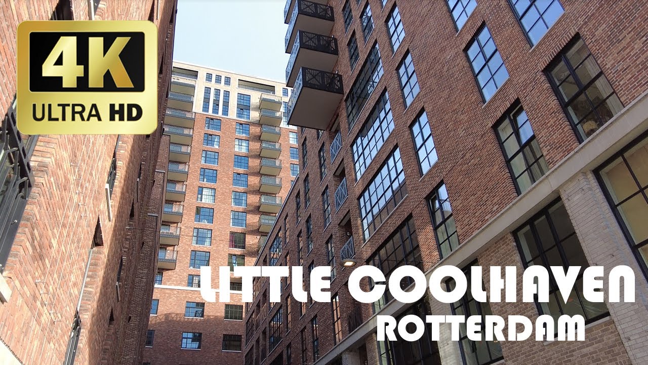 Little Coolhaven, Роттердам || Зима 2022 года || 4K