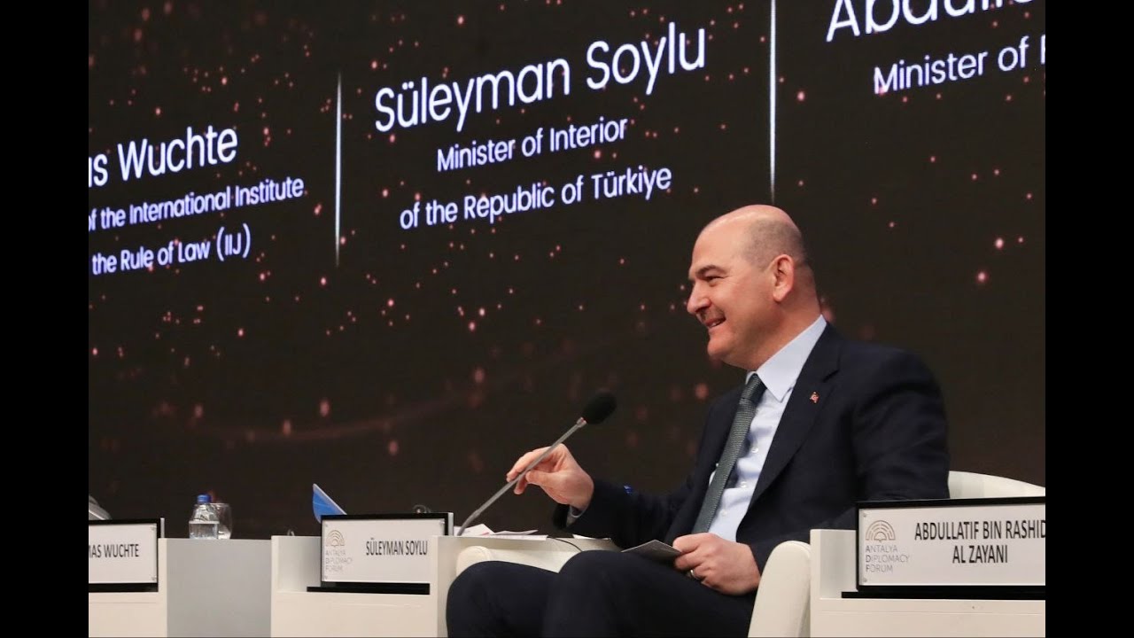 İçişleri Bakanı Süleyman Soylu, Antalya Diplomasi Forumu #ADF2022#MEET4DIPLOMCY