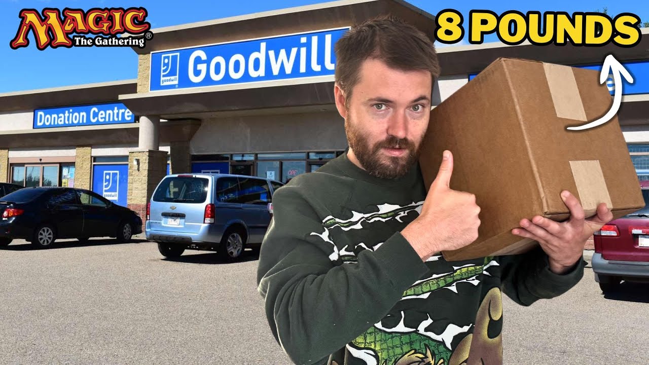 Я купил 8 фунтов карточек Magic The Gathering в Goodwill!