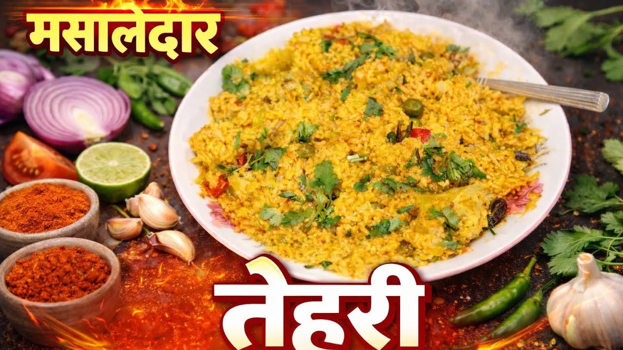 मसालादार तहरी रेसिपी 😄❤️ खिचड़ी स्पेशल रेसिपी 😄🫶🏻😋#girzasharma4948 