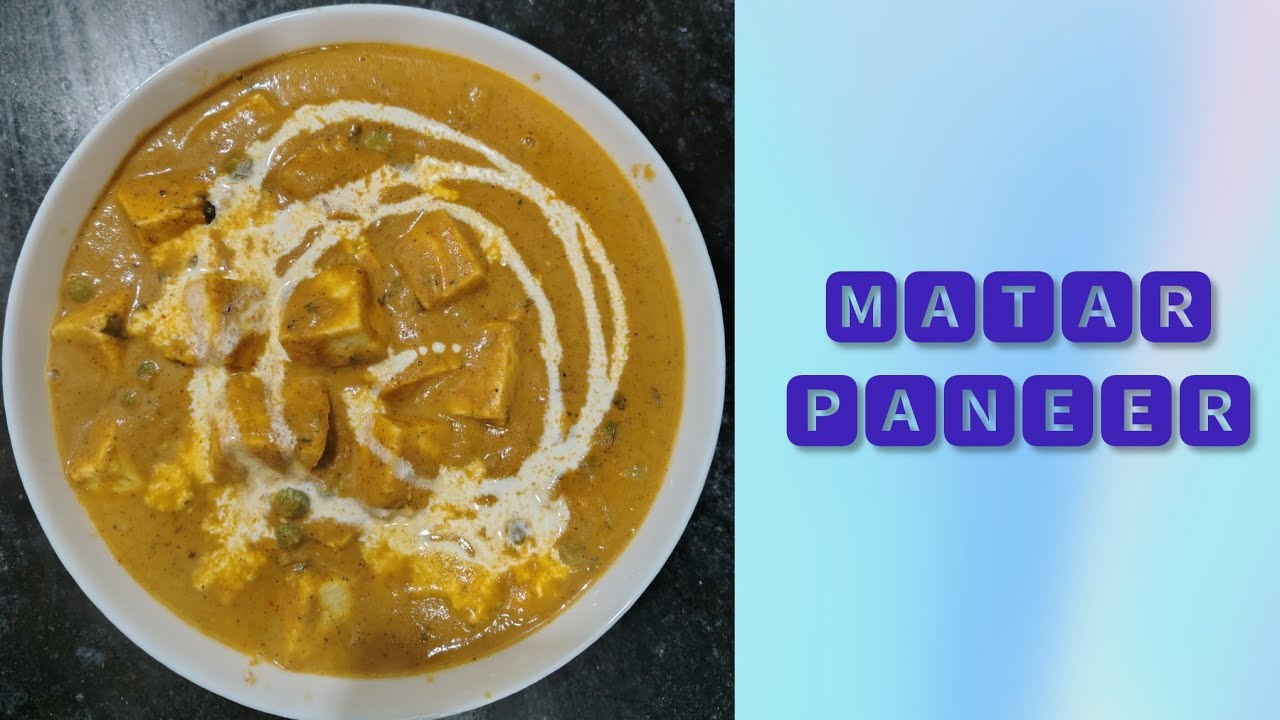 Easy & tasty matar paneer ki recipe 