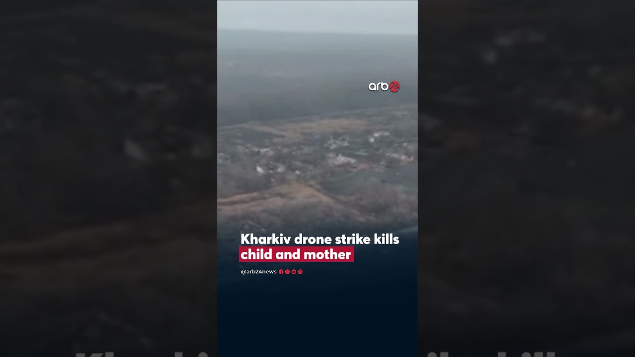 Drone strike in Kharkiv kills child and mother, rescue teams recover bodies