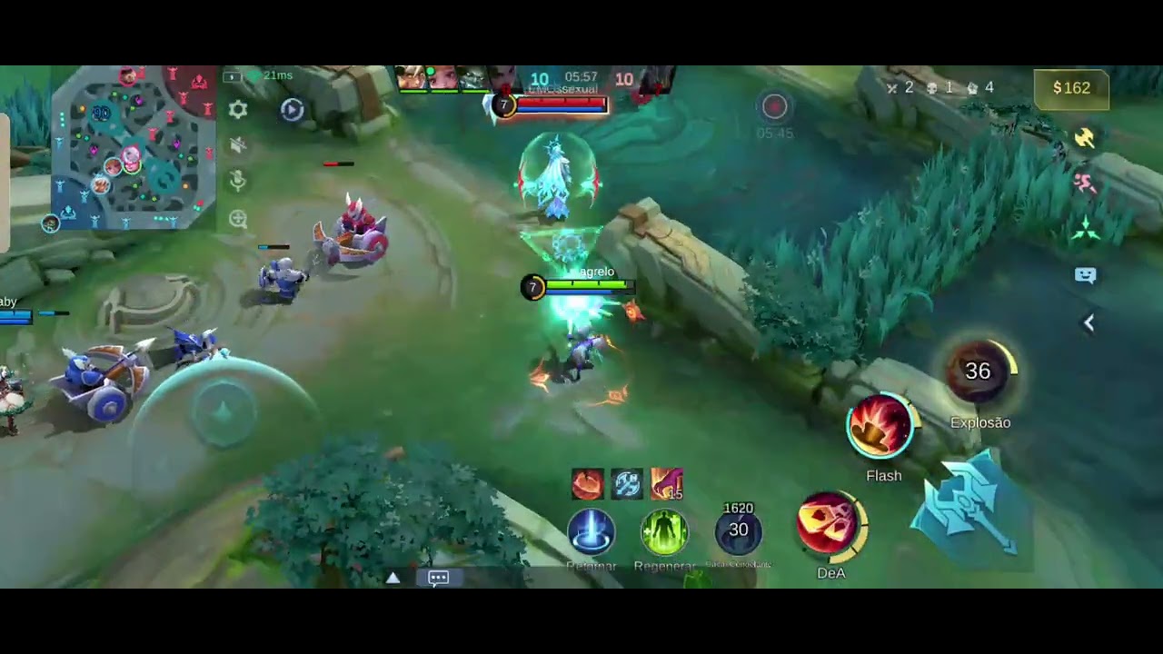 Partida Mobile Legends #Harley #selva 