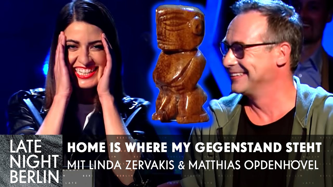 Home is where my Gegenstand steht mit Linda Zervakis & Matthias Opdenhövel | Late Night Berlin