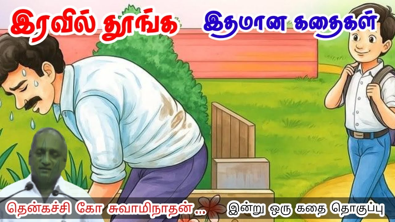 பொறுமையாக பணி செய்யுங்கள் | மன அழுத்தம் நீங்கி கவலைகள் மறந்து தூங்க Thenkachi Ko Swaminathan Stories