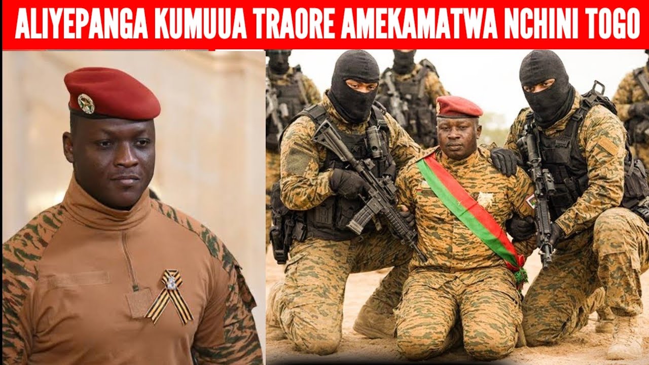 ALIYETAKA KUMUUA TRAORE AMEKAMATWA ALIKUWA RAIS WA BURKINA FASO 