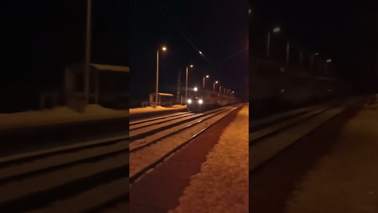 intercity przez stację Kosina 