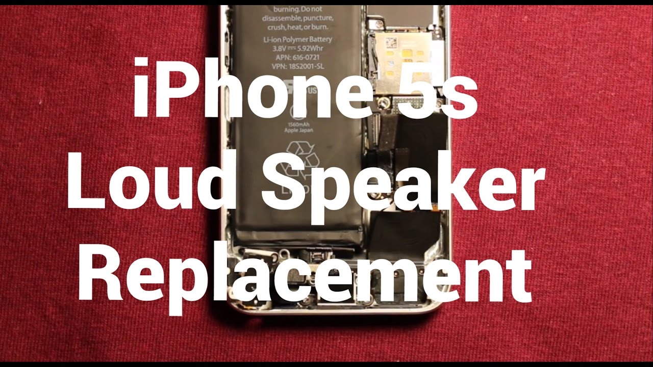 IPhone 5s Loud Speaker Replacement How To Change