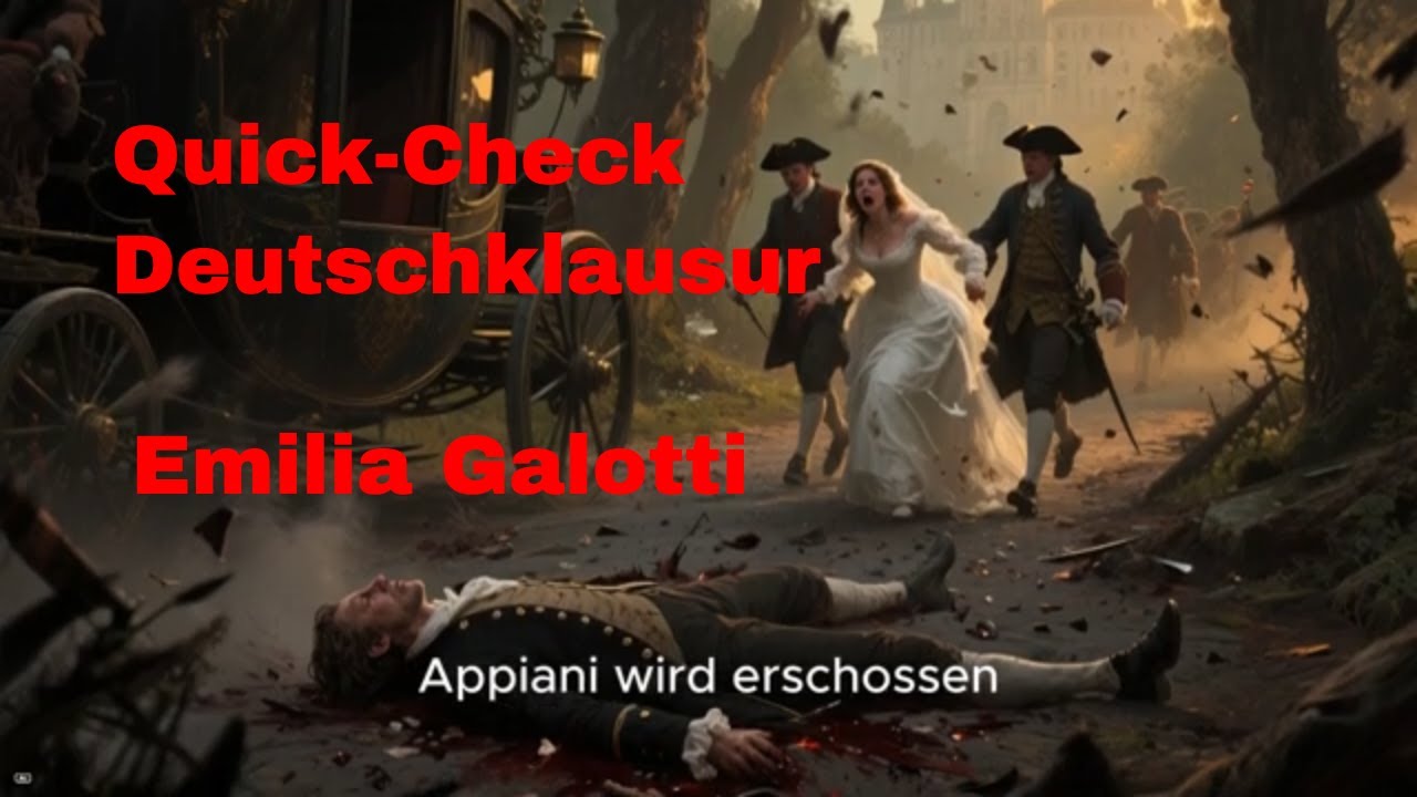 Emilia Galotti - Wissen für die Deutschklausur