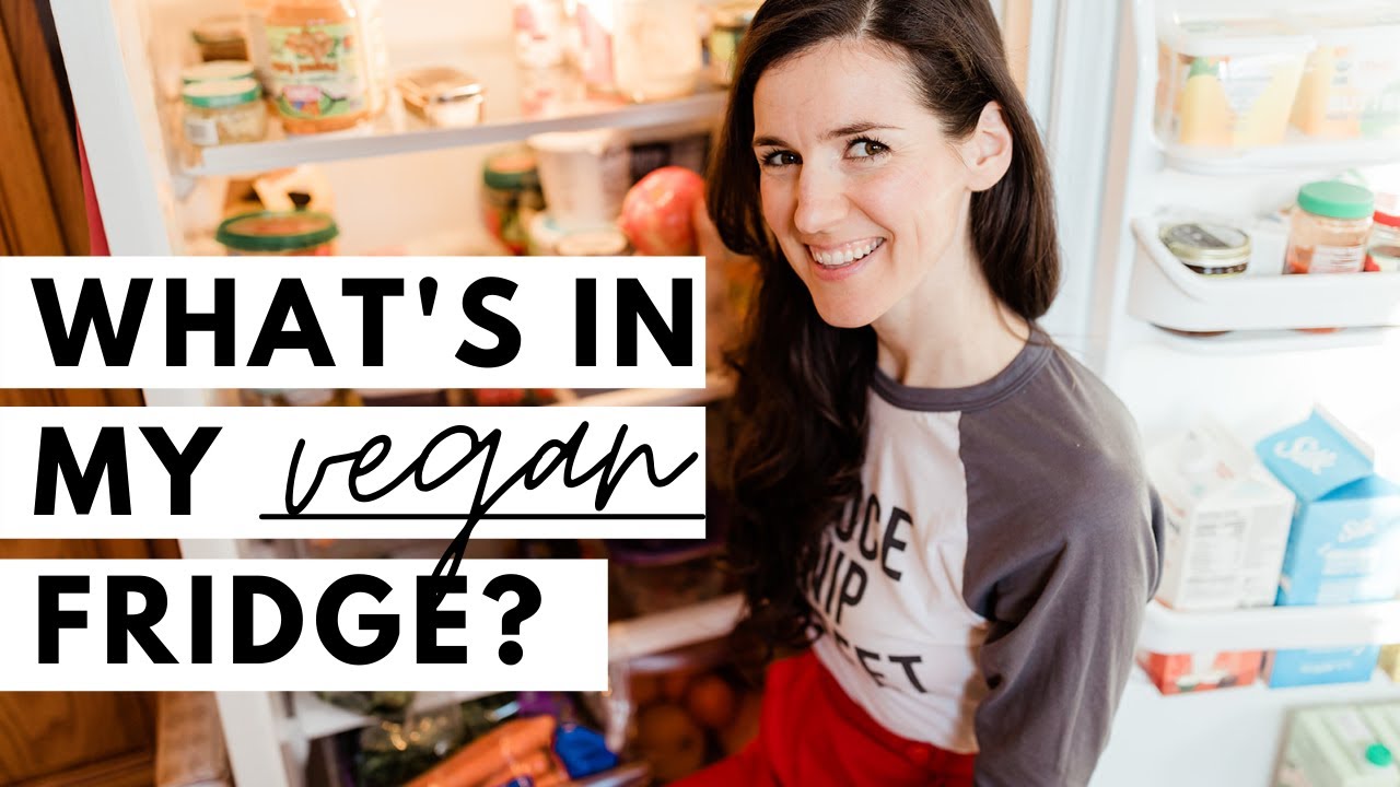 VEGAN FRIDGE TOUR 🥦  What's in my Vegan Fridge?