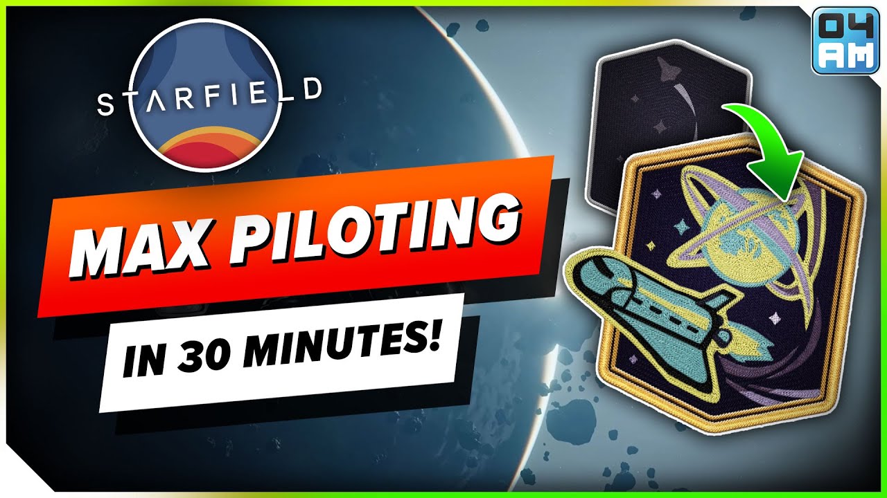 Starfield САМЫЙ БЫСТРЫЙ способ повысить уровень навыка пилотирования &mdash; космические корабли класса...