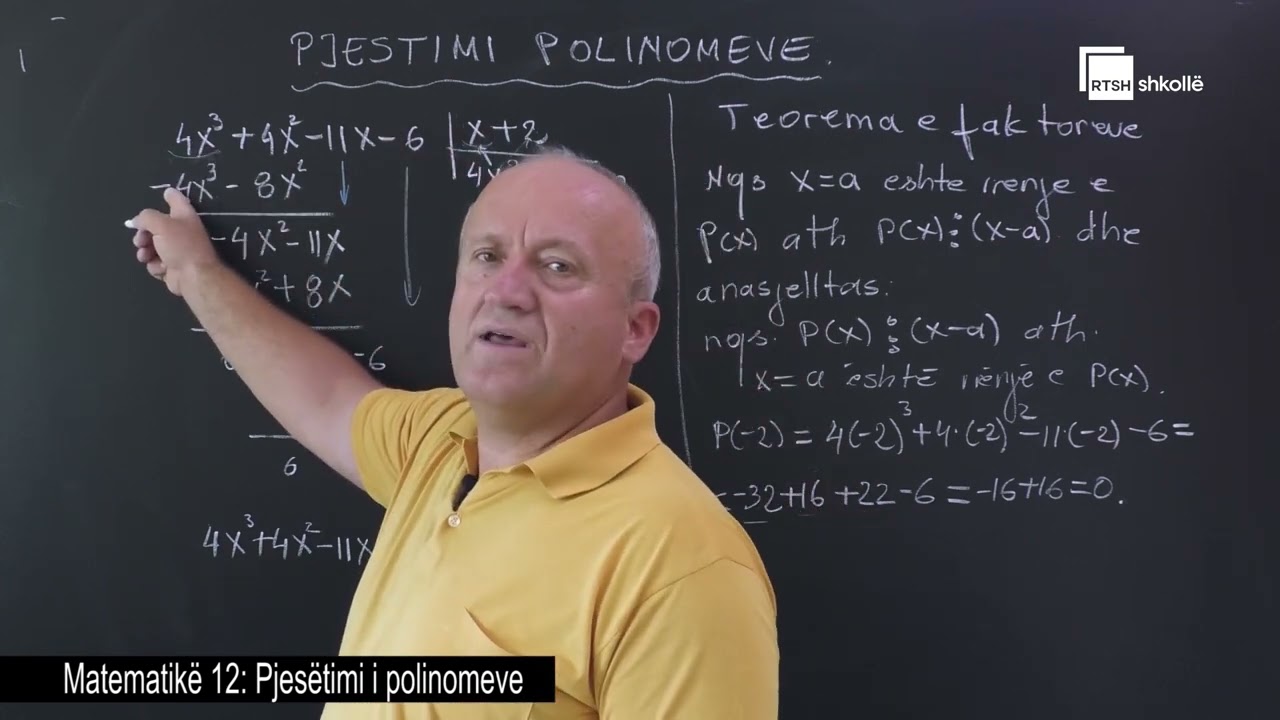 Pjesëtimi i polinomeve | Matematikë 12