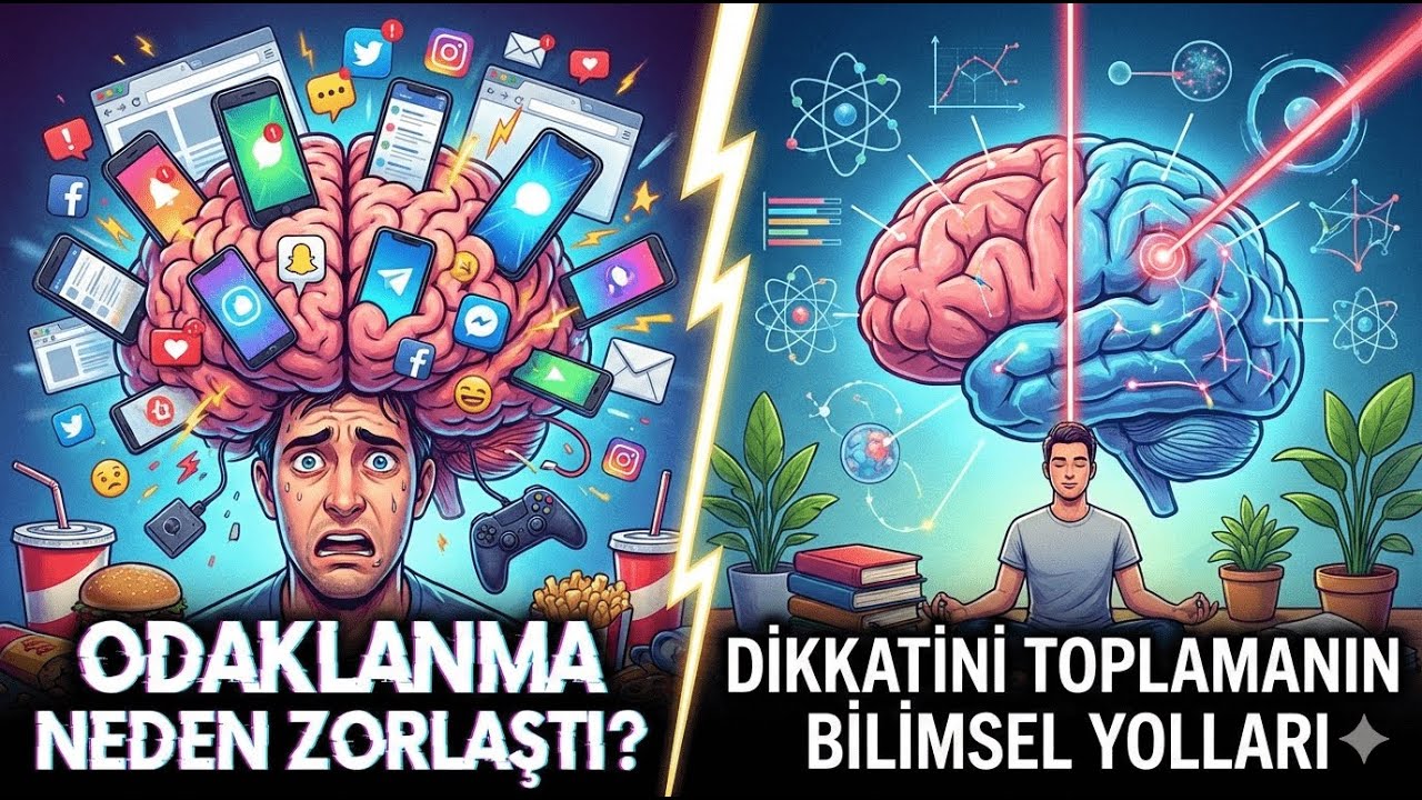 Odaklanma Neden Zorlaştı? | Dikkatini Toplamanın Bilimsel Yolları