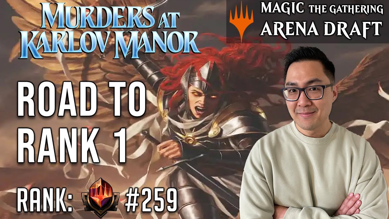 Road To Rank 1: Laying Down The Law With Aurelia | Mythic 259 | Murders At Karlov Manor Draft |MTGA
