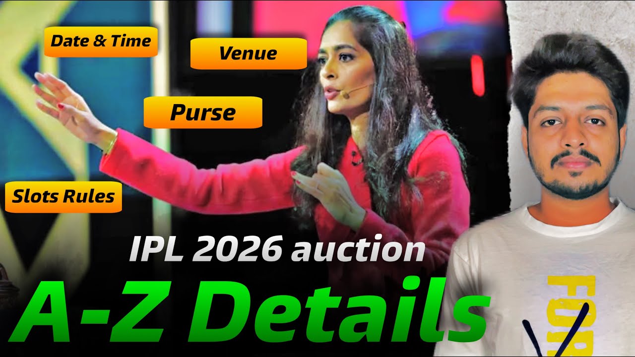IPL 2026 - Auction A-Z Details , Date , Timing | Cricket Fatafat | EP 1602 | MY Cricket Production