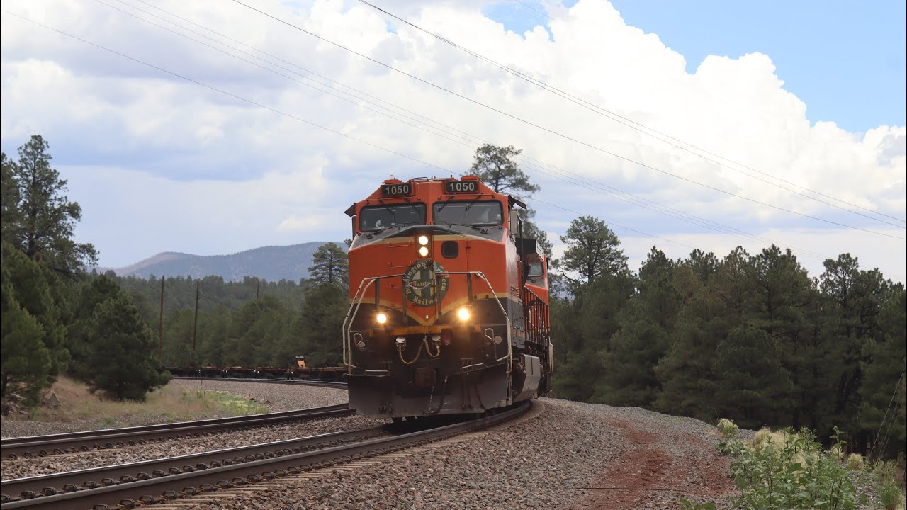 06/24/2022 Railfanning Flagstaff Feat. BNSF 1050 On point, NS Leader, CP, UP, FXE, ATSF 5704 & More!