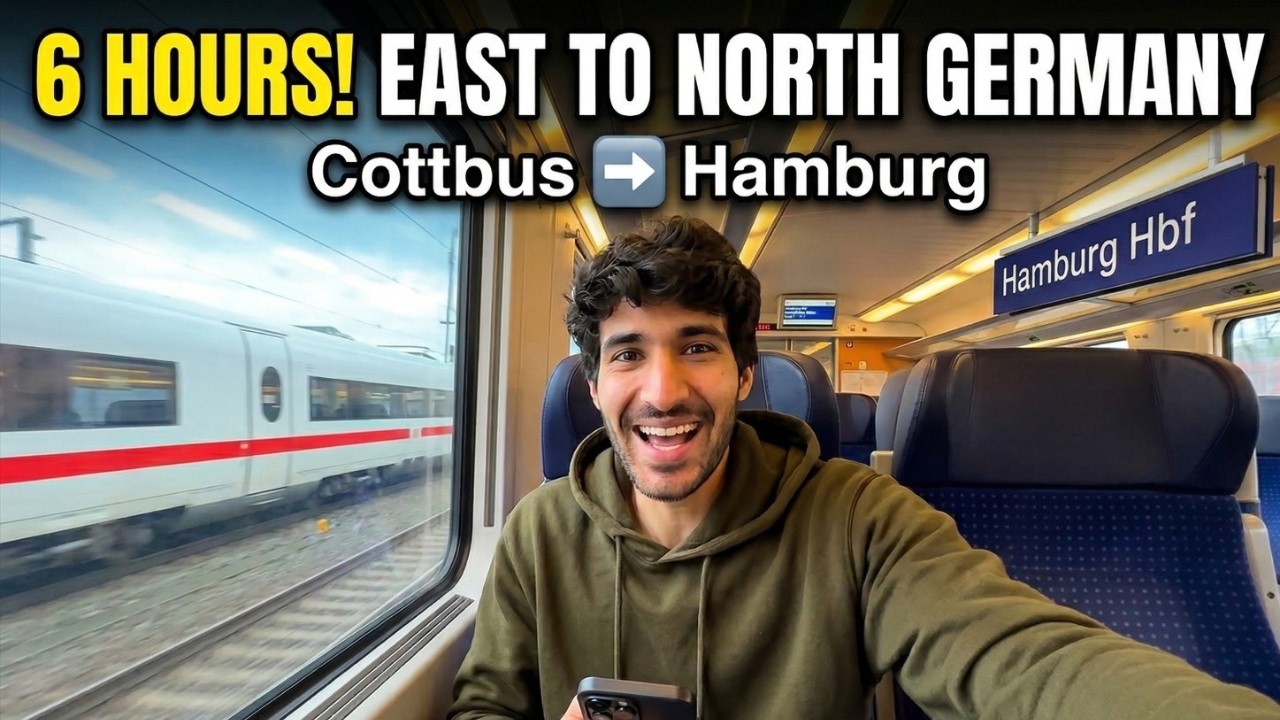 Travelled 6 HOURS: From EAST Germany To NORTH Germany (Hamburg)
