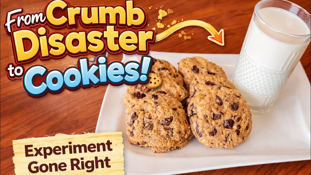 From Crumb Disaster to Cookies 🍪, Experiment Gone Right💃🏼