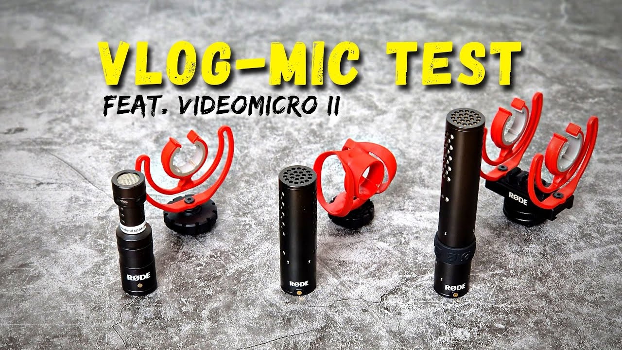 Die BELIEBTESTEN VLOG MIKROFONE von RØDE // neues VideoMicro 2 im Vergleich