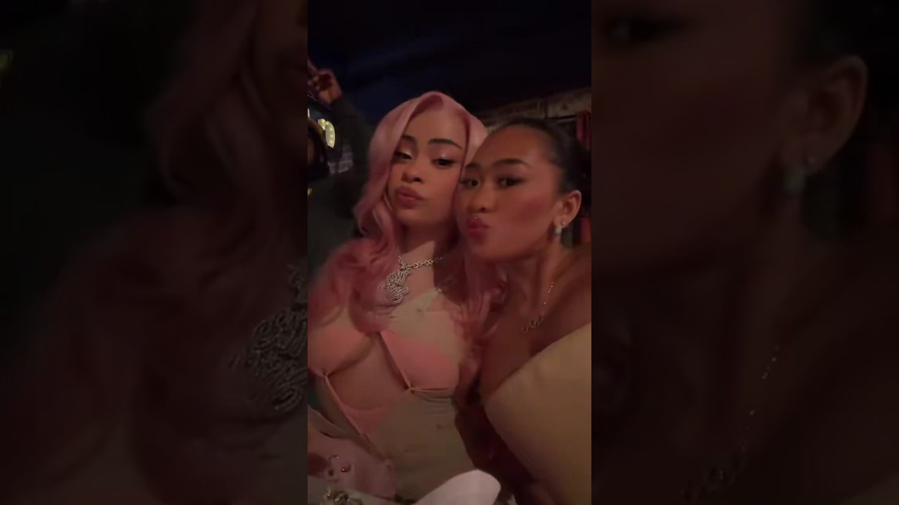 🔥ice spice stuns with suni lee for her birthday